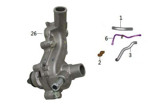 BAJAJ QUTE SU POMPA ÇIKIŞ HORTUM  2