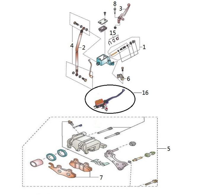 BAJAJ AVENGER STREET 150 FREN BALATASI ÖN - 2