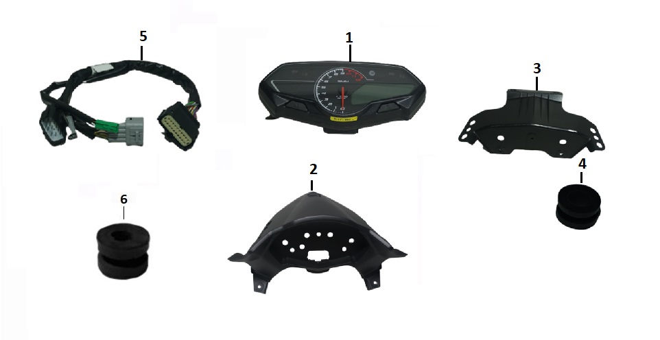 BAJAJ PULSAR F 250 GÖSTERGE BAĞLANTI LASTİĞİ  ALT - 2