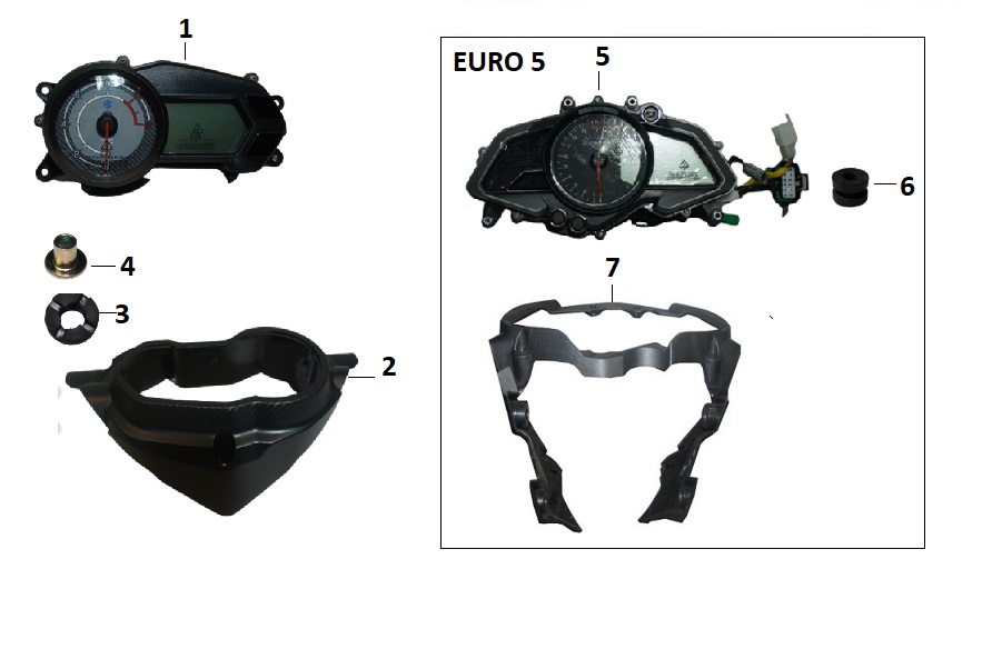 BAJAJ PULSAR NS125 ABS GÖSTERGE BAĞLANTI LASTİK PULU - 2