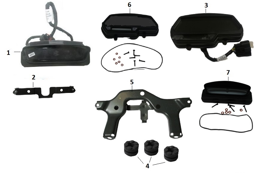 BAJAJ DOMİNAR D 250 GÖSTERGE ABS  KOMPLE EURO 4 - 2