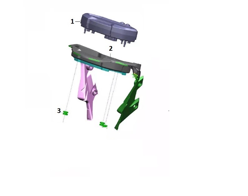 BAJAJ PULSAR NS 125 CBS GÖSTERGE