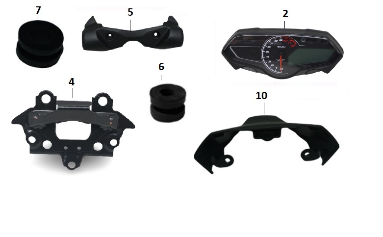 BAJAJ PULSAR N 160 UG GÖSTERGE PLASTİĞİ ARKA - 2