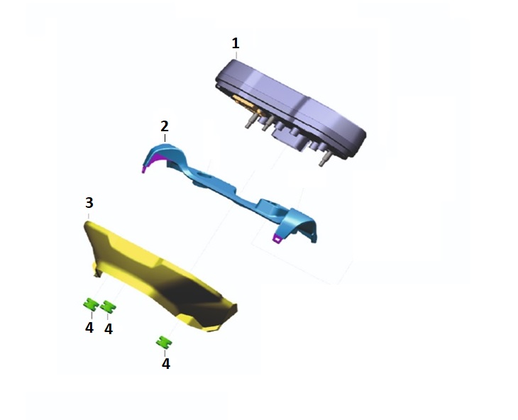 BAJAJ PULSAR NS 400 GÖSTERGE PLASTİĞİ ÖN