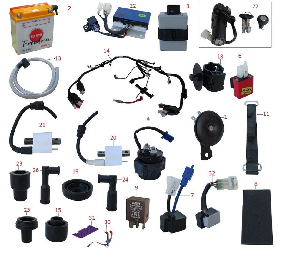 BAJAJ DISCOVER 125ST AKÜ ROLE KABLOSU