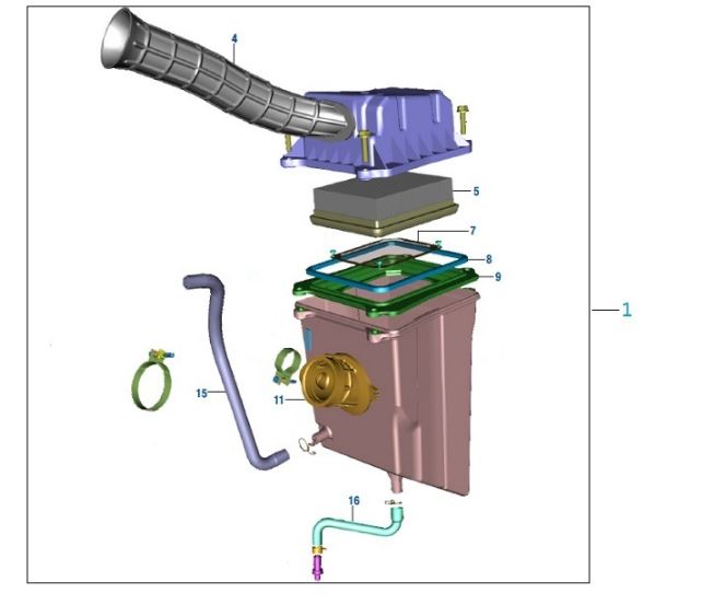 BAJAJ PULSAR AS150 HAVA FİLTRESİ - 2