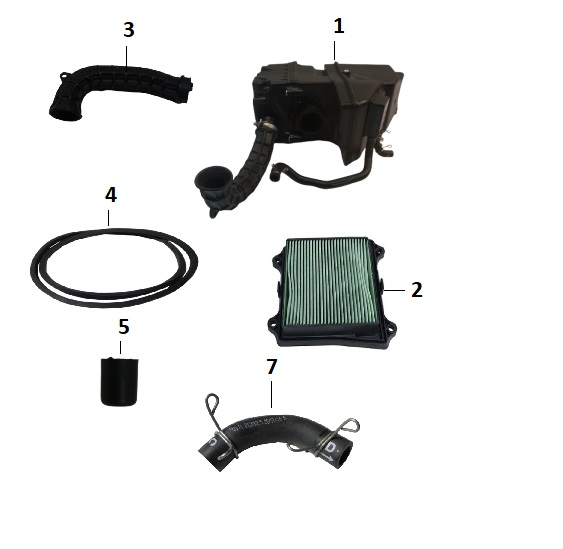 BAJAJ DOMİNAR D 250 HAVA FİLTRE ELEMANI (Kontrol ünitesi dikey olan m - 2