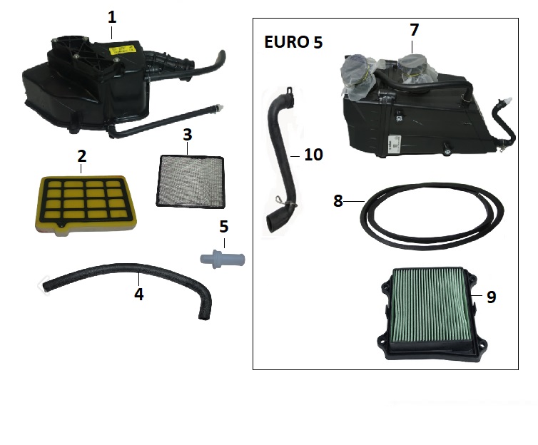 BAJAJ PULSAR NS125 ABS HAVA FİLTRE ELEMANI - 2
