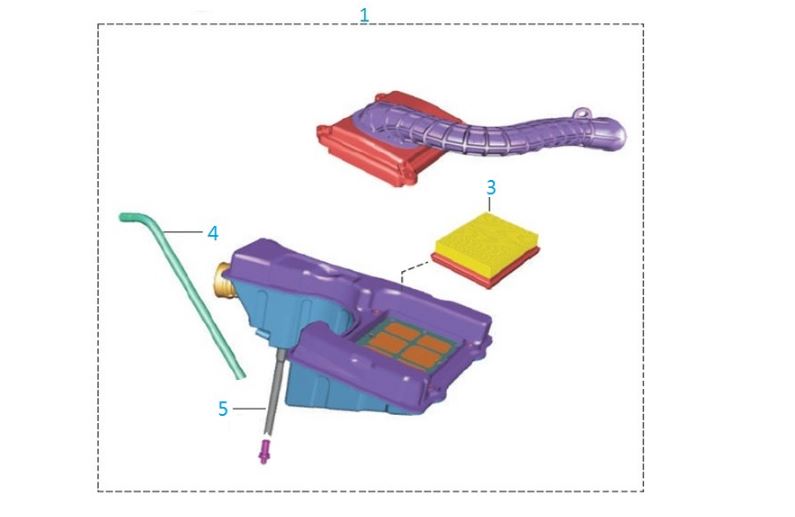 BAJAJ DISCOVER 150F HAVA FİLTRE HORTUMU  UZUN