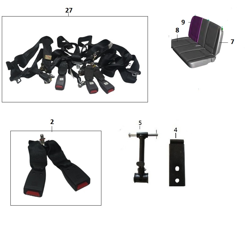 BAJAJ QUTE KOLTUK ARKA SOL - 2