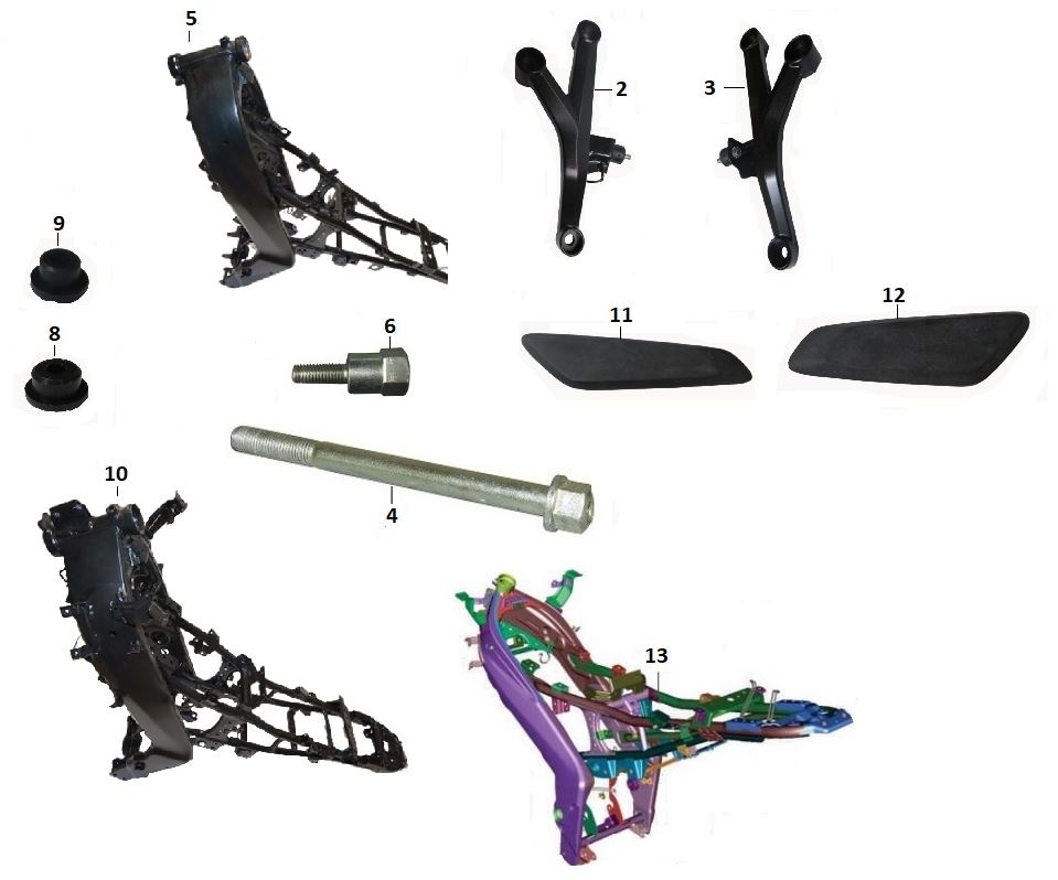 BAJAJ PULSAR RS200 UG MOTOR BAĞLAMA CİVATASI