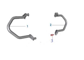 BAJAJ PULSAR N 250 KORUMA DEMİR SAPLAMA ALT - 2