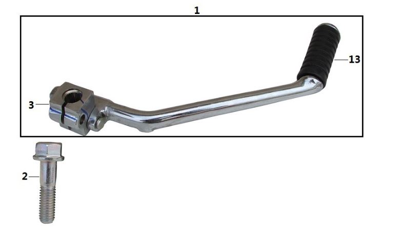 BAJAJ BOXER MARŞ PEDAL LASTİĞİ - 2