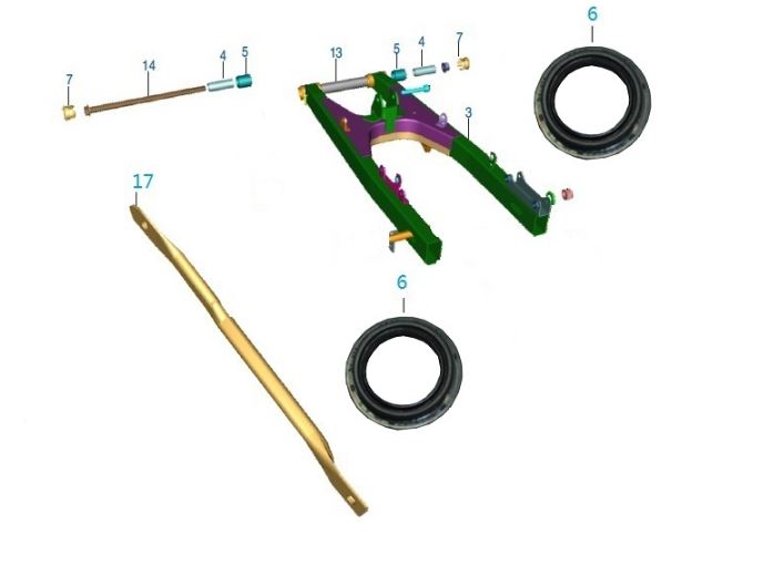 BAJAJ PULSAR AS150 SALINCAK TOZ KAPAĞI - 2