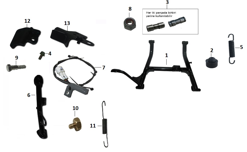 BAJAJ PULSAR NS 125 CBS SEHPA MÜŞÜRÜ  EURO 4 - 2