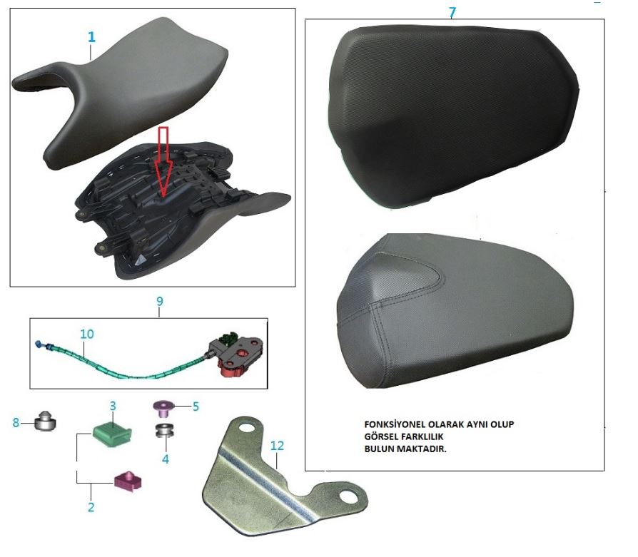 BAJAJ PULSAR AS150 SELE ALTI BURCU - 2