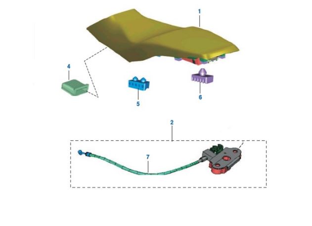 BAJAJ DISCOVER 150F SELE KİLİDİ  KOMPLE