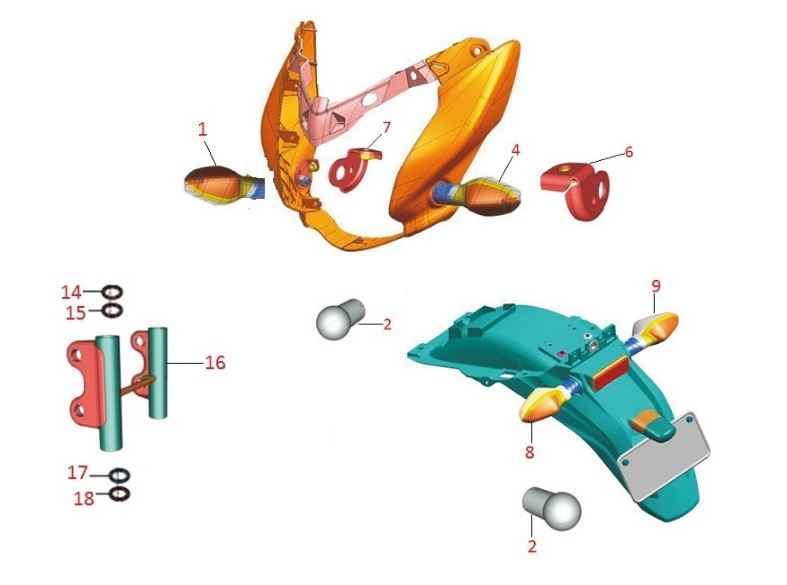 BAJAJ DISCOVER 125ST SİNYAL AMPULÜ  12V.10W - 2