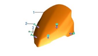 BAJAJ PULSAR AS150 SİPERLİK BAĞLANTI CİVATASI