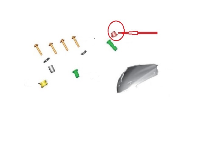 BAJAJ DISCOVER 150F PLASTİK BURÇ SAĞ