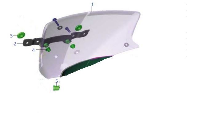 BAJAJ V15 SİPERLİK BAĞLANTI SACI