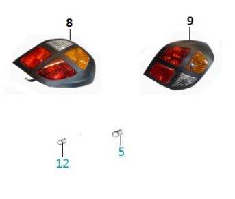BAJAJ QUTE STOP AMPULÜ  12V 21/5W