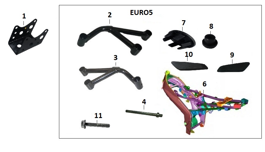 BAJAJ PULSAR NS125 ABS ŞASE TAPASI  2 - 2