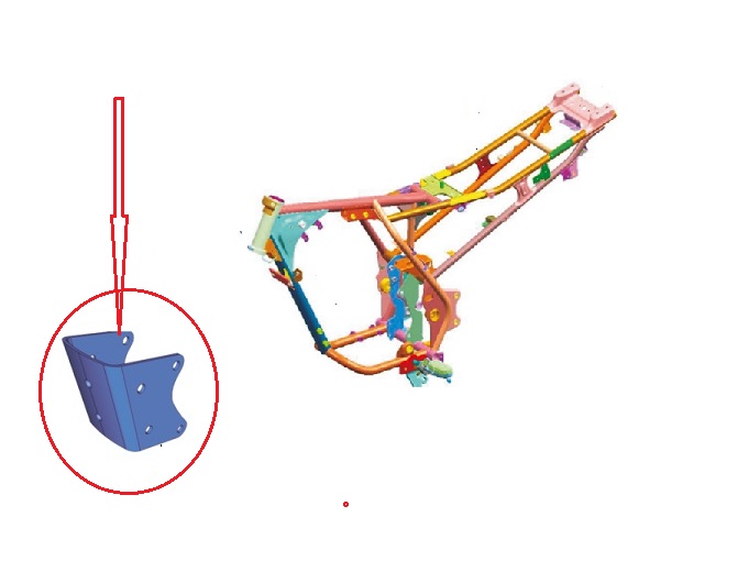 BAJAJ DISCOVER 125ST MOTOR BAĞLANTI SACI ÖN