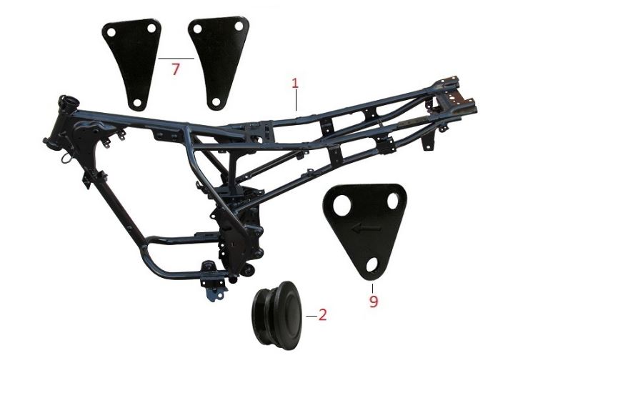 BAJAJ DISCOVER 150S MOTOR BAĞLANTI SACI ORTA
