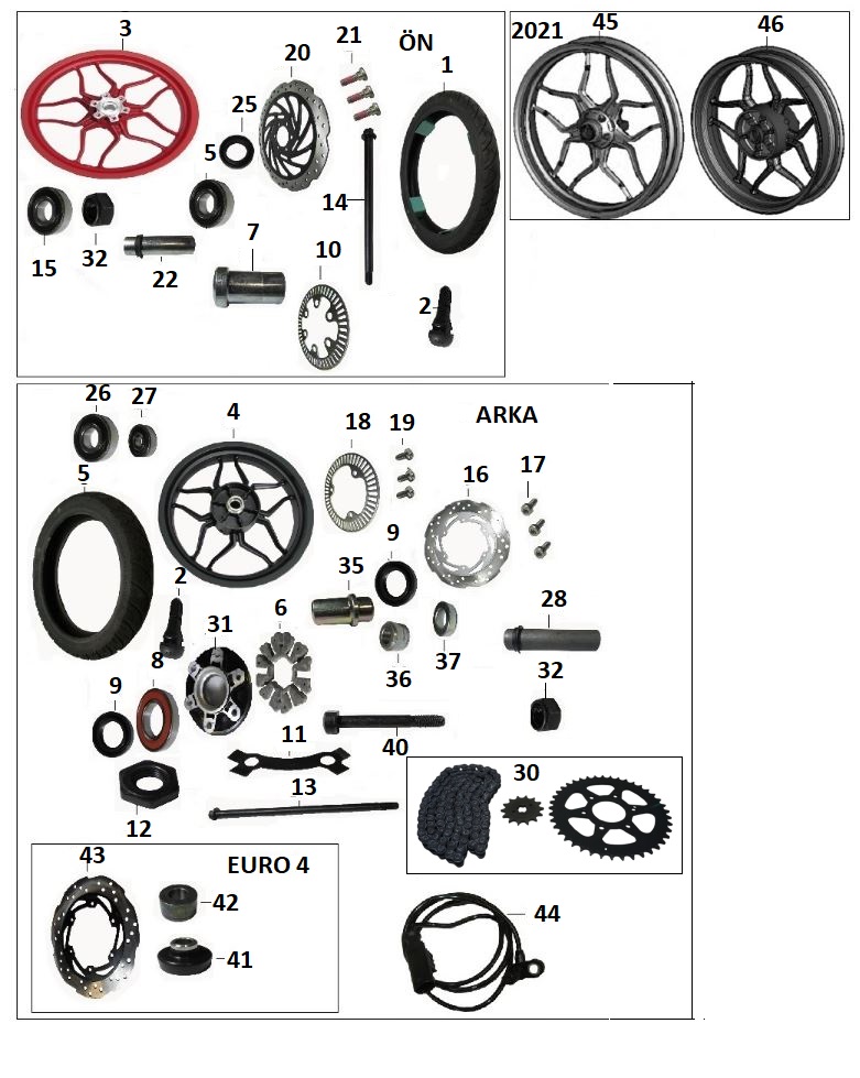 BAJAJ PULSAR RS200 EMNİYET SAC SOMUNU - 2
