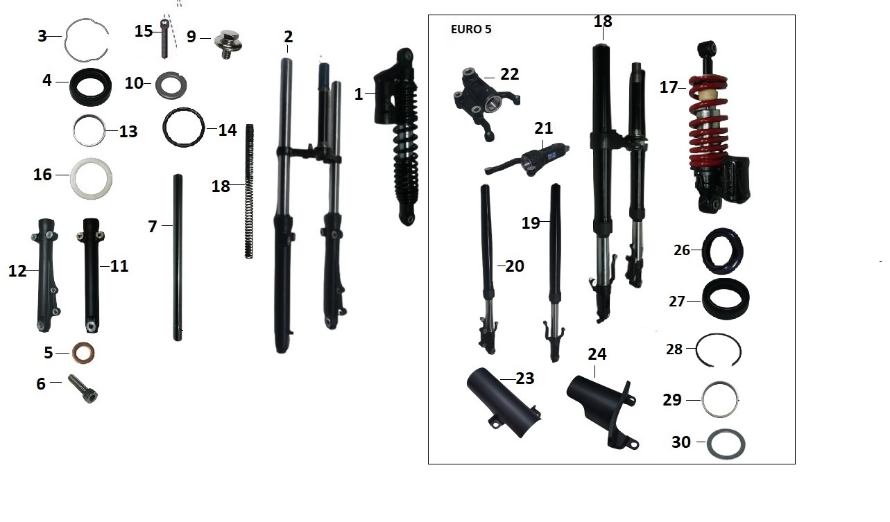 BAJAJ PULSAR NS125 ABS ORING Ø 22,5x2,5 - 2