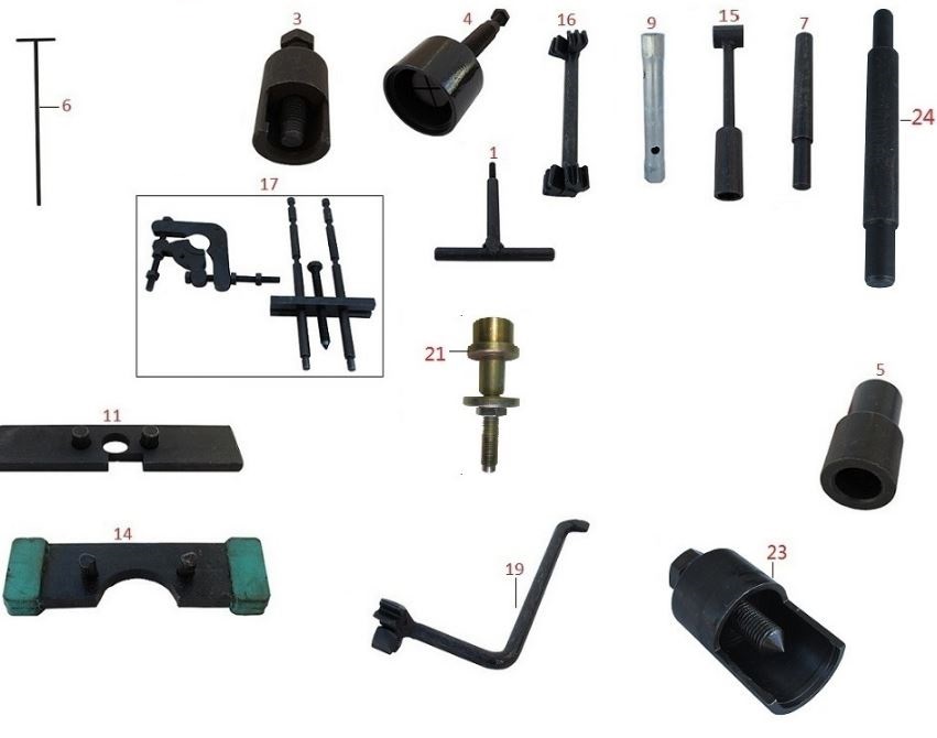 BAJAJ PULSAR NS200 UG DİREKİYON ALT CİVATA SÖKME APARAT 16 mm