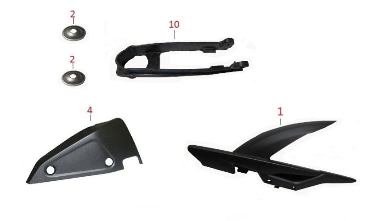 BAJAJ PULSAR RS200 UG ZİNCİR MUHAFAZA KAPAĞI - 2