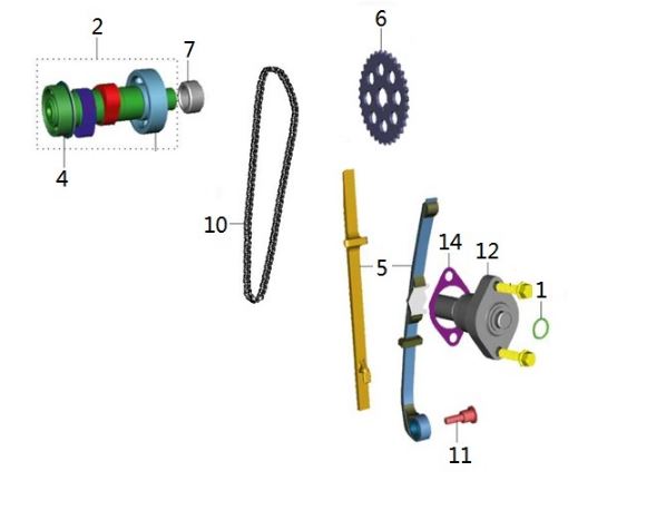BAJAJ AVENGER STREET 150 EKSANTRİK ZİNCİRİ