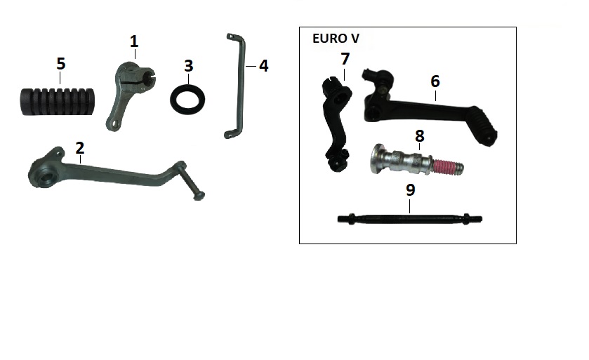 BAJAJ PULSAR NS125 ABS VİTES PEDAL CİVATASI - 2