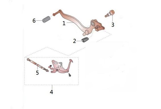 BAJAJ AVENGER STREET 150 VİTES PEDAL ROD MİLİ