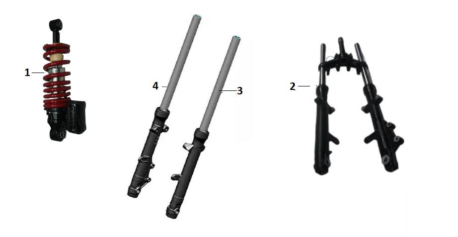 BAJAJ PULSAR NS 125 CBS AMORTİSÖR ARKA - 2