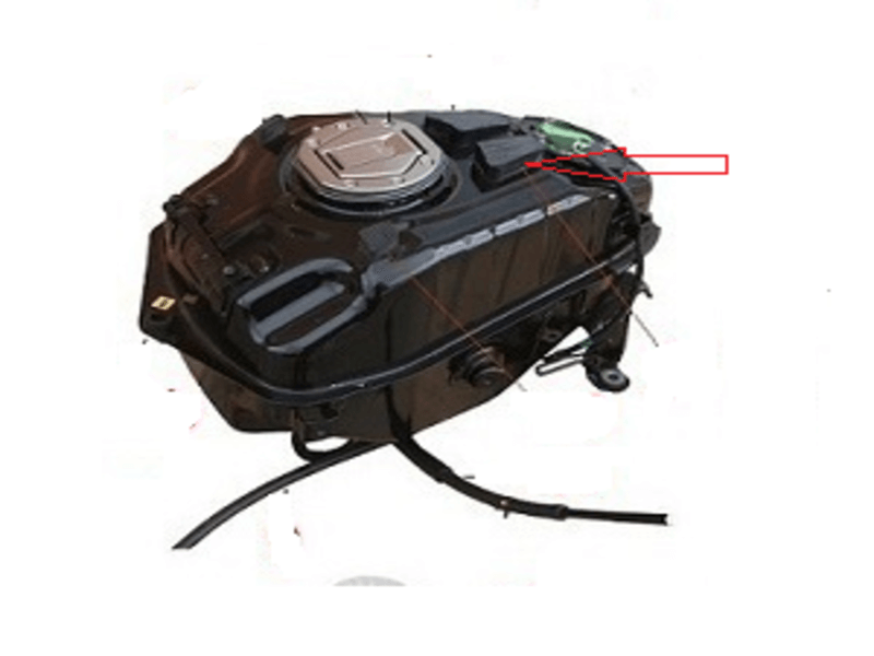 BAJAJ PULSAR NS 125 CBS YAKIT DEPO TAKOZU ARKA SOL