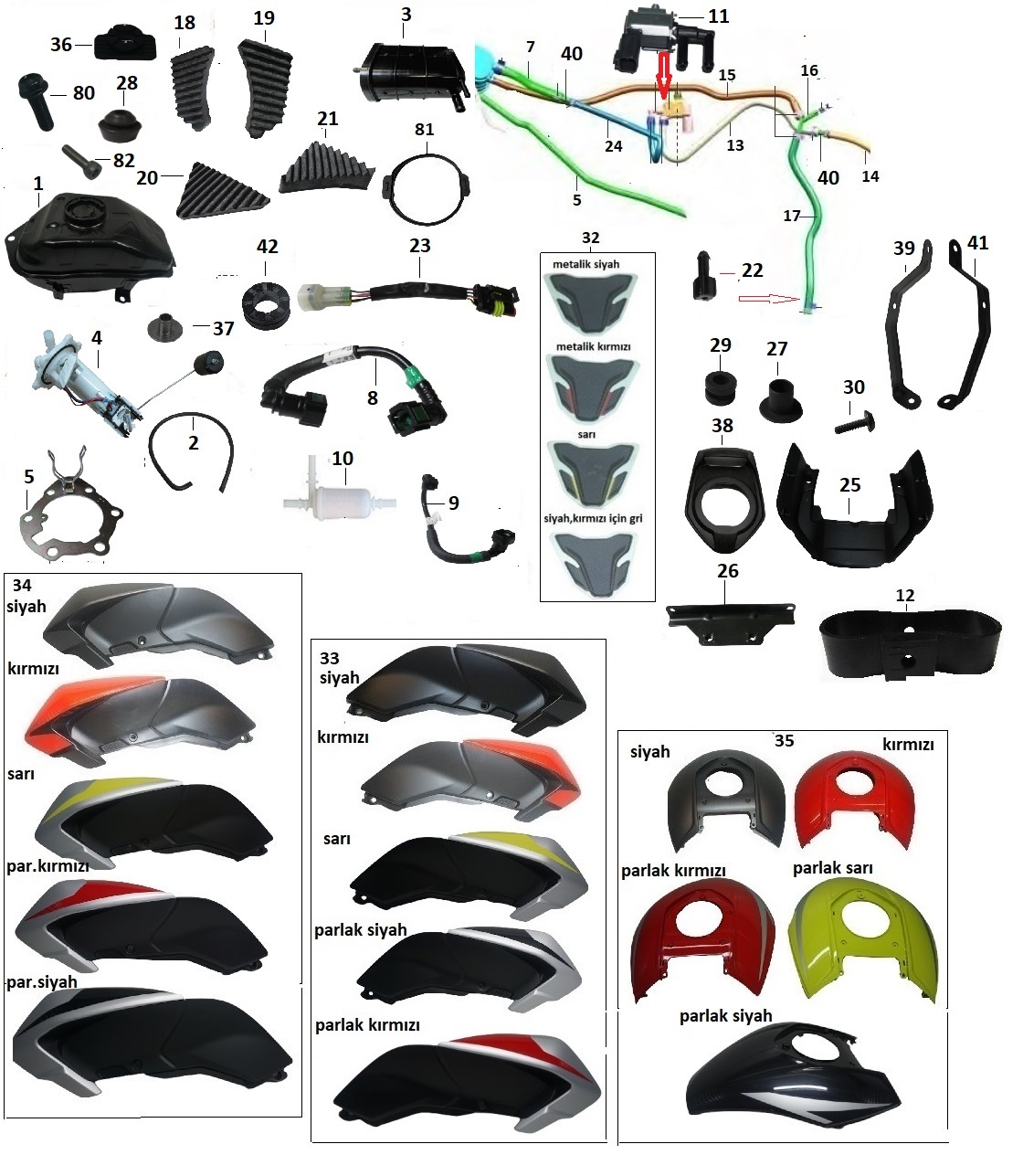BAJAJ DOMİNAR D 250 YAKIT FİLTRESİ (Kontrol ünitesi dikey olan motor) - 2