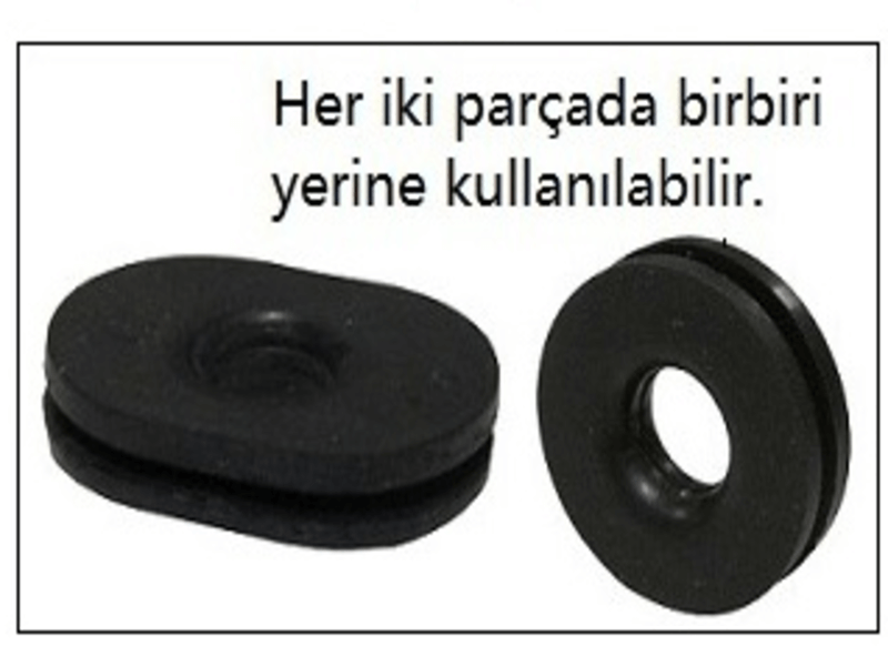 BAJAJ BOXER YAN PANEL LASTİĞİ  (OVAL)