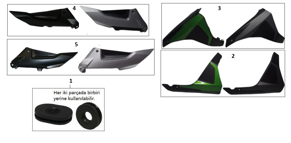 BAJAJ DOMİNAR 400 UG YAN PANEL LASTİĞİ  (OVAL) - 2