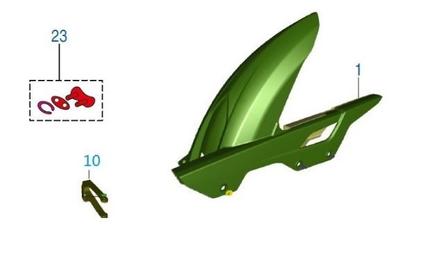 BAJAJ PULSAR NS150 ZİNCİR MUHAFAZASI - 2
