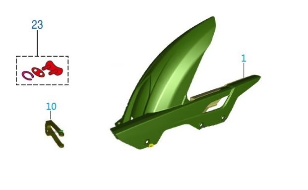 BAJAJ PULSAR AS150 ZİNCİR MUHAFAZASI - 2