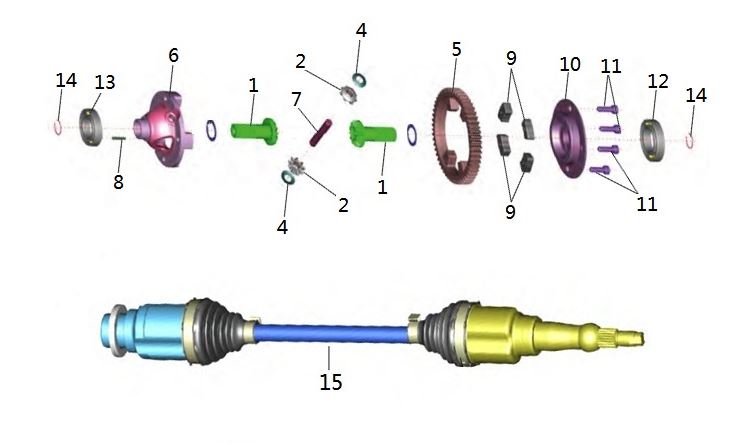 BAJAJ QUTE LASTİK TAKOZ