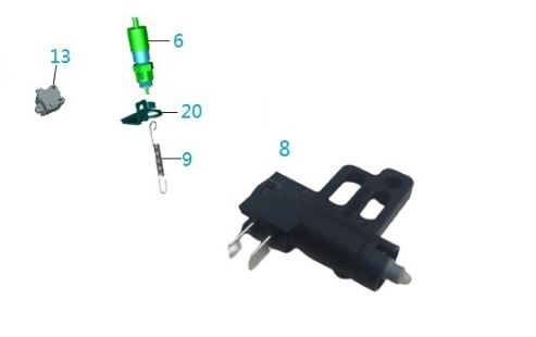 BAJAJ PULSAR NS150 FREN MÜŞÜR YAYI ARKA - 2