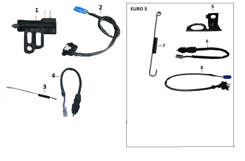 BAJAJ PULSAR NS125 ABS FREN MÜŞÜR YAYI ARKA - 2