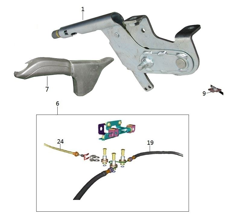 BAJAJ QUTE FREN TELİ ARKA