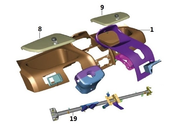 BAJAJ QUTE TORPİDO KAPAĞI SAĞ