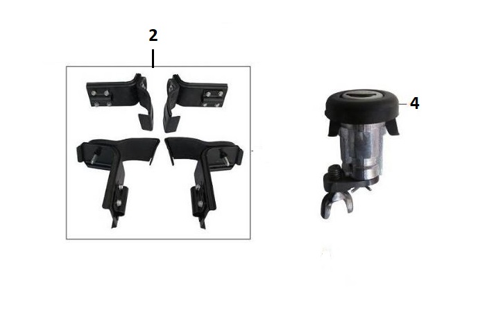 BAJAJ QUTE KAPI KİLİDİ  SETİ