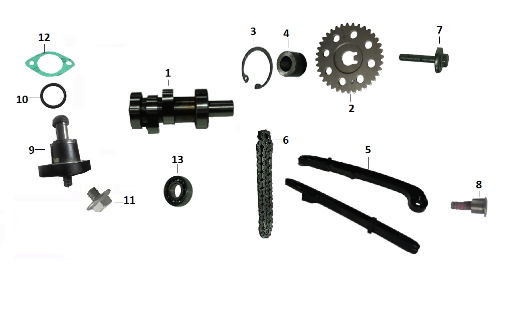 BAJAJ PULSAR N 250 EKSANTRİK MİLİ  KOMPLE - 2